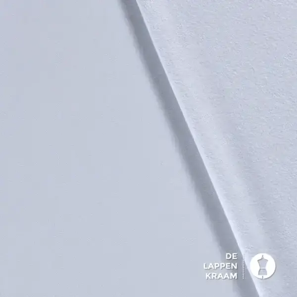 Basic Joggingstof lichtblauw