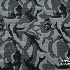  Coupon 63 Jacquard abstracte print grijs 170 x 145cm