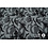 Coupon 12 Jacquard abstracte print grijs 170 x 145cm