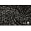 Coupon 62 Jacquard grijs met zwarte print 170 x 150cm