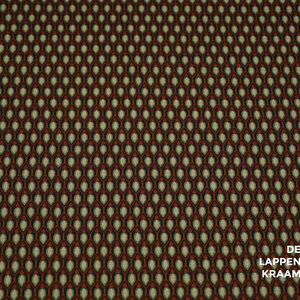 SALE Vintage jacquard cognac groen