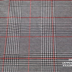 Prince de Galles zwart wit rood