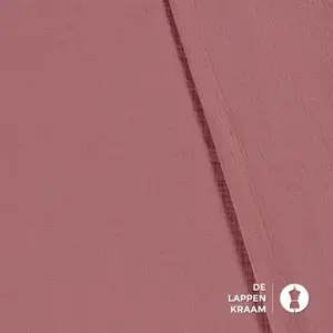 Mousseline stof oud roze