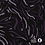 Gebreide punta stof met abstracte print in paarstinten