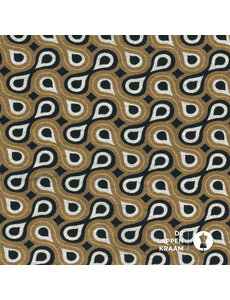  Gebreide punta met retroprint camel