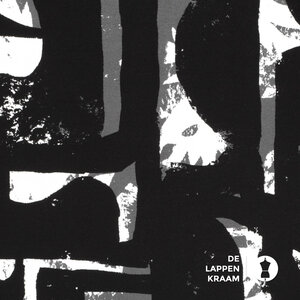  Punta di Roma met zwart-witte abstracte print