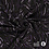Gebreide punta stof met abstracte print in paarstinten