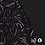Gebreide punta stof met abstracte print in paarstinten