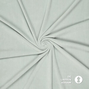 Tricot ribfluweel oudgroen