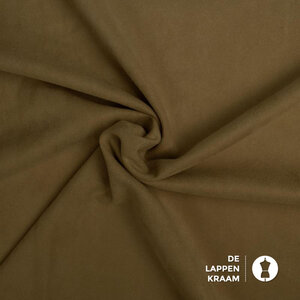  Scuba suede licht olijfgroen