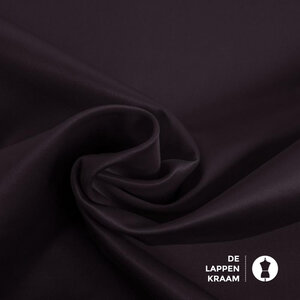  Stretch katoen met glans donkerpaars