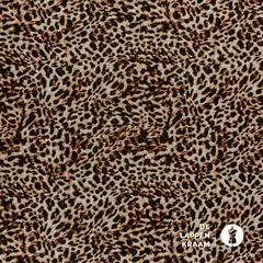  Coupon 916 Punta met bruine dierenprint 170 x 150 cm