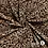 Coupon 916 Punta met bruine dierenprint 170 x 150 cm