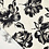 Viscose stof ecru met bloemdessin