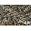 Coupon 183 Punta grijs met bruin panterprintje 170 x 150 cm