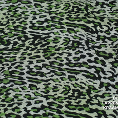  Coupon 988 Punta met groene dierenprint 170 x 150 cm