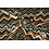 Travelstof met zigzagprint in bruin en zwart