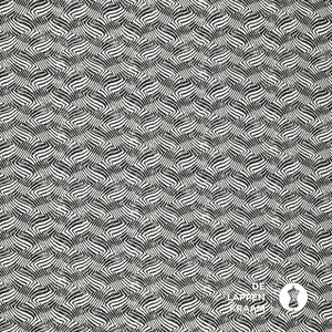  Stretchkatoen met zwart-wit print