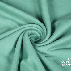  Coupon 656 Scuba suede mint 150 x 160 cm