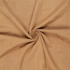  Coupon 659 Scuba suede camel 150 x 160 cm