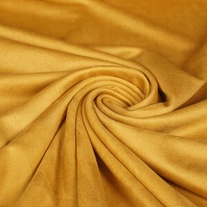 Coupon 668 Scuba suede oker 150 x 160 cm
