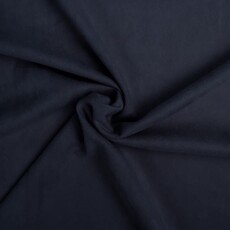  Coupon 260 Scuba suede donkerblauw 150 x 160 cm