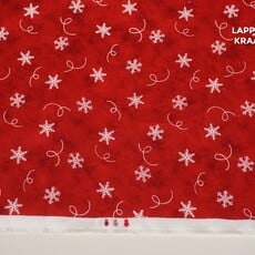  Japans quiltkatoen kerstdessin rood