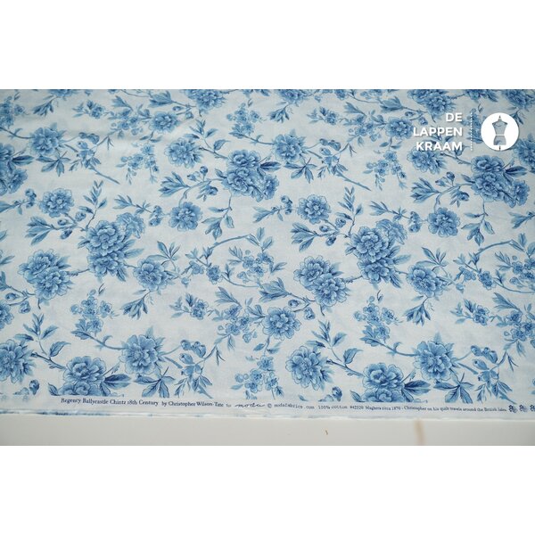 Japans quiltkatoen delftsblauw