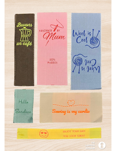  Setje innaaibare labels