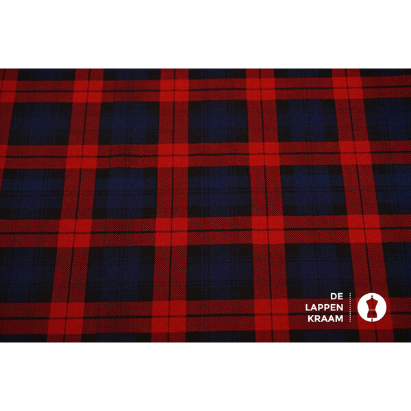 Punta di Roma rood blauw geruit