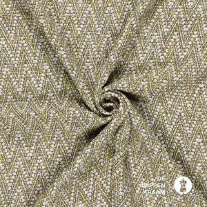  Boucle jacquard olijfgroen