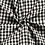 Geruit katoen zwart-wit