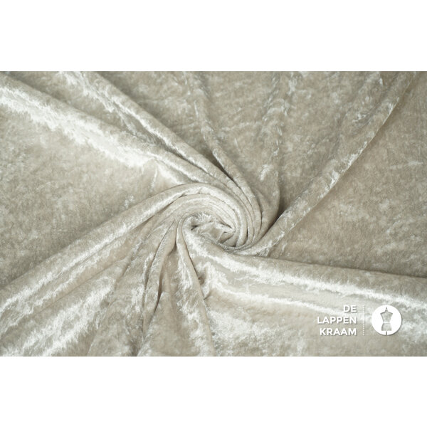 Velours de panne lichtbeige