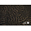 Gebreide boucle stof in zwart met bruine panterprint