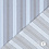 Gestreepte denim stof wit-blauw