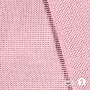  Wafeldoek roze