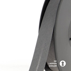  Biaisband donkergrijs