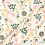 *** Broderie wit met gekleurd garen in groen, geel, blauw en roze