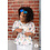 *** Broderie wit met gekleurd garen in groen, geel, blauw en roze