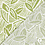 Dunne stretchpopeline stof in lime met witte streepjes
