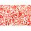 Viscose stof met lurex gebloemd roze en rood