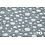 Coupon 24 Blauw gebreid met cut-out grijze cirkels 180 x 150 cm