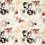 Satijn viscose met stretch met wolkendessin bruin