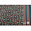 Coupon 624 Viscose twill met dubbelzijdige rand donkerblauw 180 x 144 cm
