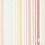 Mousseline met verticale pastelstrepen