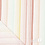 Mousseline met verticale pastelstrepen