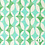 Stretch viscose stof met retroprint groen