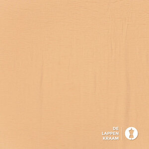 *** Geweven crinklestof zalmroze