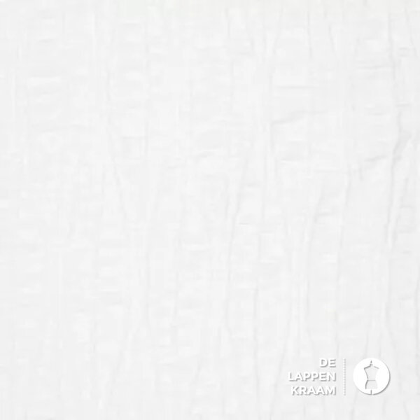 Jacquard tricot met kronkellijnen in wit