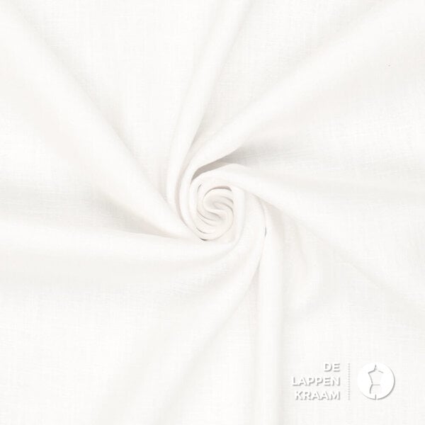 Basic Gewassen linnen wit